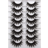 Pestañas FANXITON mink sintéticas 20 mm, ojo gato, look definido para noche.