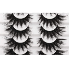 Pestañas FANXITON mink sintéticas 20 mm, volumen intenso para glamour nocturno.