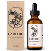 Fari Oil botella-gotas: hidratación ligera para el cuero cabelludo sensible.