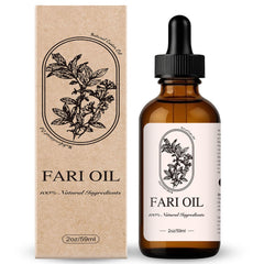 Fari Oil botella-gotas: hidratación ligera para el cuero cabelludo sensible.