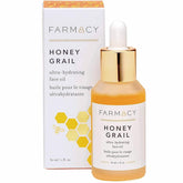 Farmacy Honey Grail, botella con gota para hidratación suave.