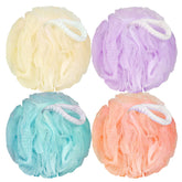 Esponja Farmoga con colores vibrantes para duchas suaves y placenteras.
