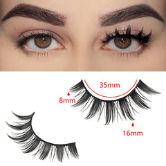 Pestañas FARRED efecto ojo muñeca para ampliar la mirada con brillo.