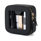 Bolsa FASAOH transparente para maquillaje, ideal para ver productos al instante en viajes