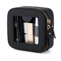 Bolsa FASAOH transparente para maquillaje, ideal para ver productos al instante en viajes