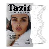 Fazit parches copos de nieve moteados: brillo suave para uso diario.