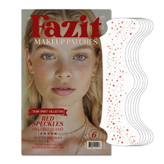 Parche Fazit con puntos rojos para un look discreto y moderno.