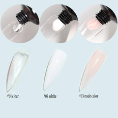 Kit Fcozpjk uñas gel extension rosadas para uso diario.