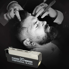 Feather Artist Club Professional: sistema higienico de un toque para cambios rápidos y limpios.