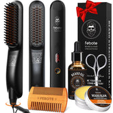 FEBOTE alisador-barba-set: acabado suave y controlado.