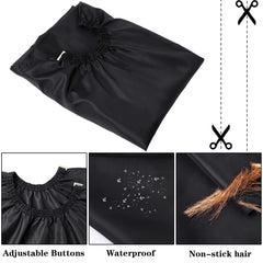 Capa profesional FEBSNOW tamaño grande para cubrir ropa durante el corte