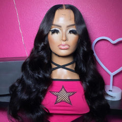 FEHOKA Brazilian virgin hair lace closure with baby hair for natural hairline