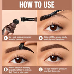 FeiCuiYun brocha precisa 1-2 mm para delinear cejas