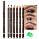 FeiCuiYun lapiz cejas madera ergonomico para trazado preciso.