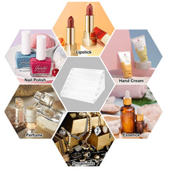 Capacidad FFowcye para 72 botellas, ideal para esmaltes y pinturas.