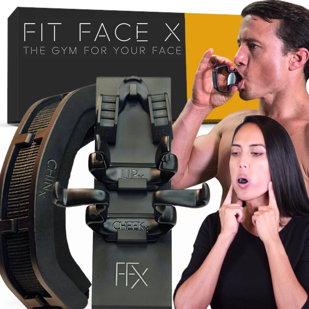 FFX Fit Face X: herramientas de fitness facial para tonificar músculos faciales en casa.