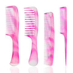 FHALLYNN peine dientes anchos para cabello rosado, desenreda sin tirar.