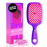 UNbrush cerdas DuoFlex antiestáticas desenredan sin dolor