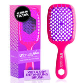 FHI Heat UNbrush con cerdas DuoFlex antiestáticas para desenredado suave.