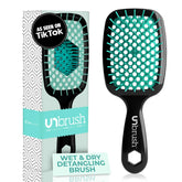 UNbrush de FHI Heat desenreda nudos en cabello húmedo con suavidad