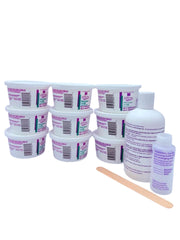 Fiber Guard kit crema-relaxer sensible cabello liso y brillante tras el tratamiento.