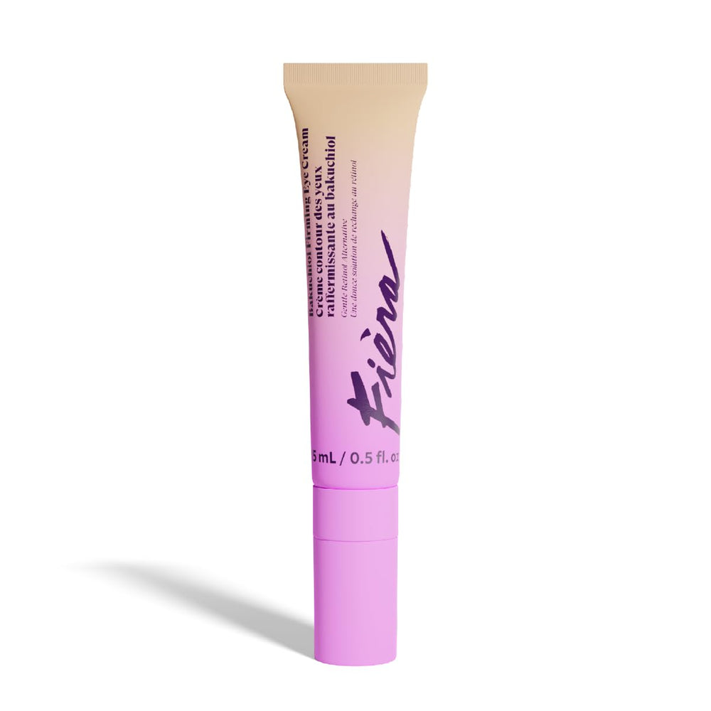Fièra Bakuchiol Firming Eye Cream envase de 15 ml para uso diario