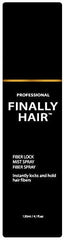 Finally Hair Fijador: diseño de aplicación rápida para fijar fibras sin esfuerzo.