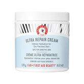 First Aid Beauty crema de reparación intensiva frasco de 170 g para hidratación profunda.