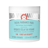 First Aid Beauty Facial Radiance Pads, empaque compacto para exfoliación suave diaria