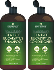 First Botany Champú Árbol de Té Eucalipto: limpieza profunda para cuero cabelludo y cabello