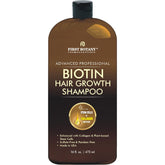 First Botany Champú crema espumosa para limpieza suave y cabello limpio.