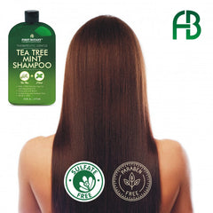 First Botany Champú de Árbol de Té: cabello más sano y volumen natural.