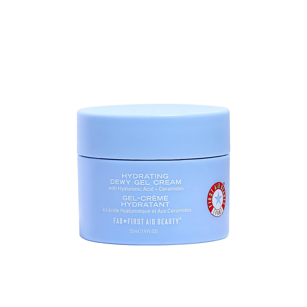 First Aid Beauty hidratante gel brillante-ligero: sensación fresca y hidratación duradera para piel mixta.