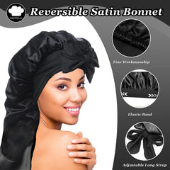 FIRSTPELLA bonete satin doble capa suaviza y protege cada hebra mientras descansas