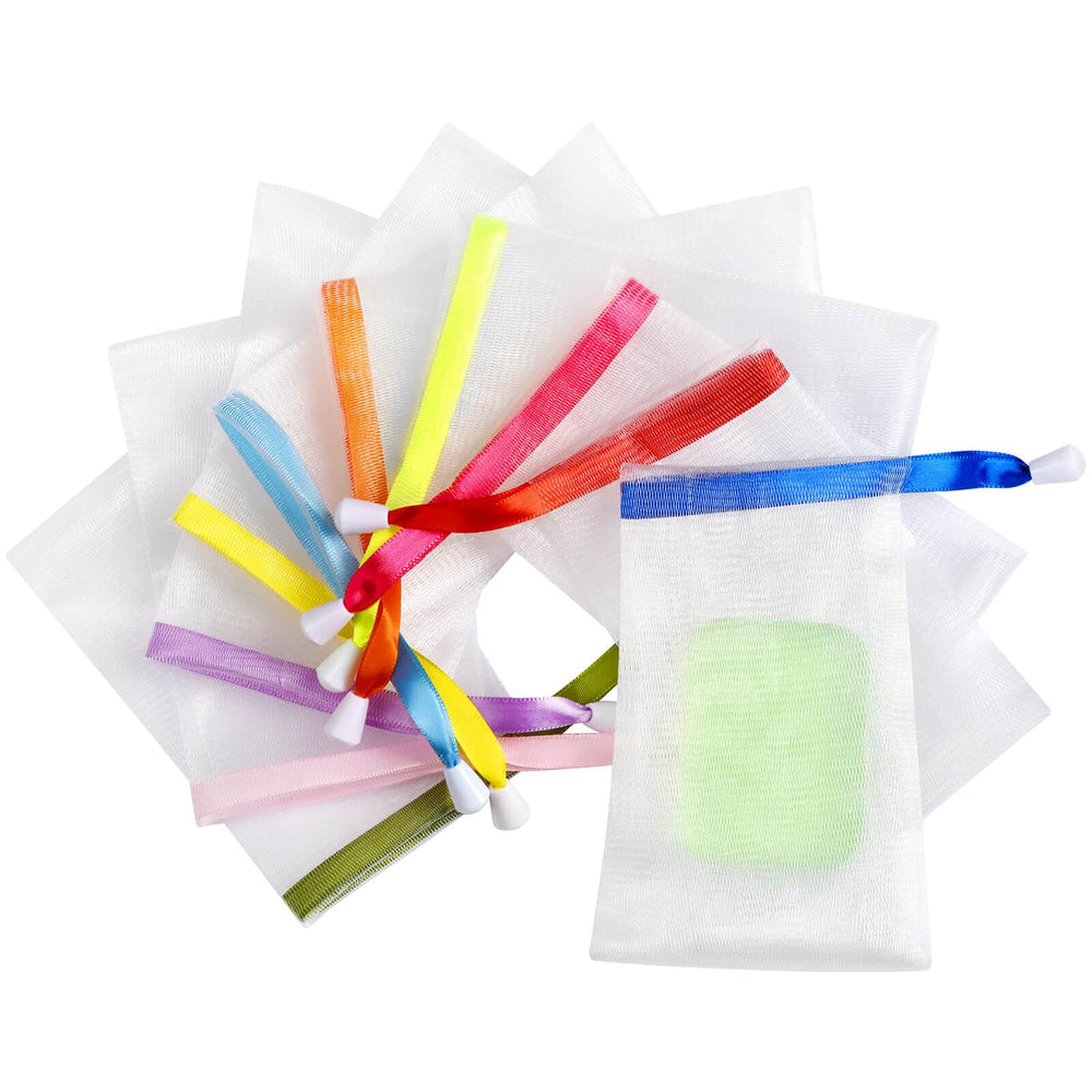 Fiwimtu bolsa exfoliante para jabón, limpieza suave y rica espuma.