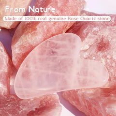 Flagest Gua Sha Rosa para hombros y pies: masaje relajante y completo.