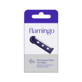 Flamingo Dermaplane refilios de precisión para reemplazo, imagen de la hoja y su filo