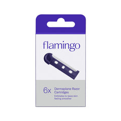 Flamingo Dermaplane refilios de precisión para reemplazo, imagen de la hoja y su filo