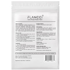 Parche Flancci hidrocoloide sobre la espinilla, tratamiento localizado eficaz.