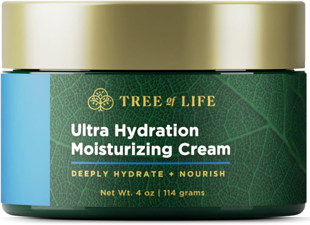 Flawless Tree of Life: botella de crema hidratante para piel suave e hidratada.