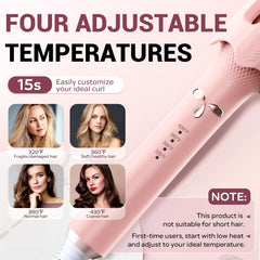 FlexiGlide ajustes de temperatura de cuatro niveles para diferentes tipos de cabello
