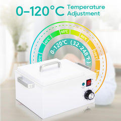Flngr control de temperatura 20-120°C para derretir cera rápida y estable.