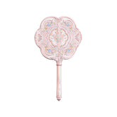 Flower Knows Espejo de mano con diseño nube mariposa, ideal para retoques de maquillaje