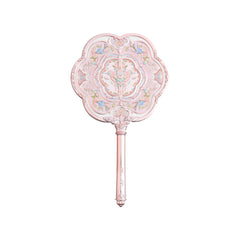 Flower Knows Espejo de mano con diseño nube mariposa, ideal para retoques de maquillaje