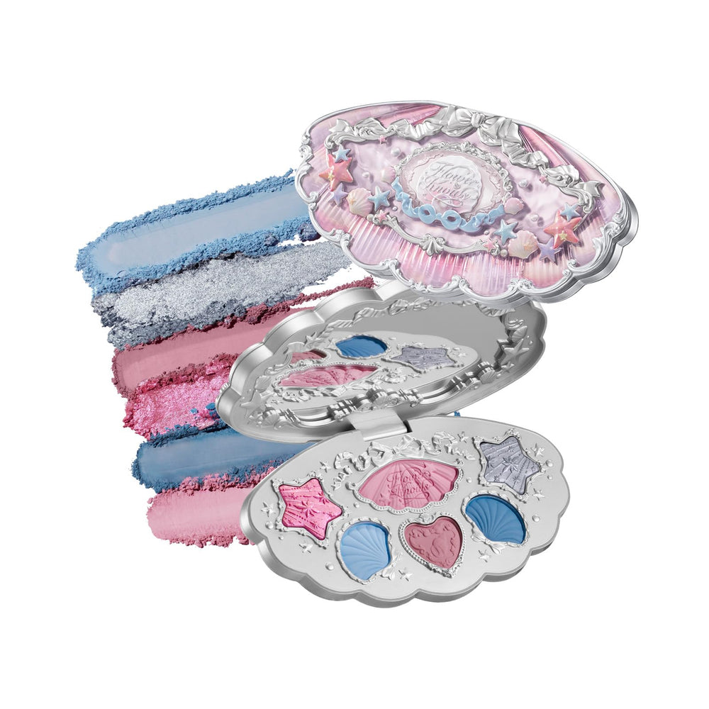 Flower Knows Shells Jewel: paleta de 6 colores en caja elegante para looks diarios.