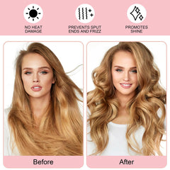 Flylipu 60 pulgadas para rizos duraderos sin calor en todo el cabello