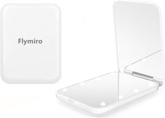 Flymiro Espejo compacto 1x-3x, perfecto para retoques precisos en cualquier ocasión.