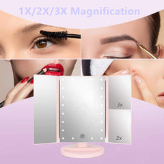 Flymiro iluminación LED de 21 luces para maquillajes en poca luz.