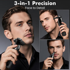 Flynth cuchillas 4D ergonómicas enfocadas, se adaptan a contornos para menor irritación.
