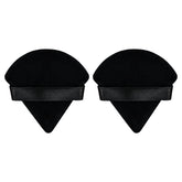 Flytianmy puff triangular negro para un acabado suave y uniforme